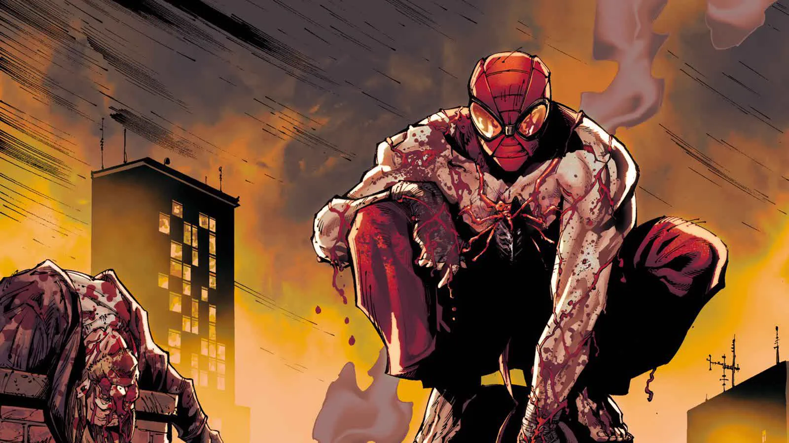 „Spider-Man“, aber als Horror: Dieses Marvel-Cover ist ein Blutbad